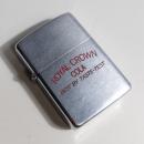 ZIPPO ヴィンテージ 真鍮 3バレル ニッケルシルバー ROYAL CROWN COLA
