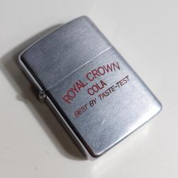 ZIPPO ヴィンテージ 真鍮 3バレル ニッケルシルバー ROYAL CROWN COLA