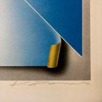 三尾公三(みお こうぞう)/KOZO MIO「Fiction」AP版 シルクスクリーン/直筆サイン