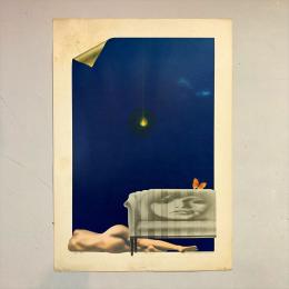 三尾公三(みお こうぞう)/KOZO MIO「night」AP版 シルクスクリーン/直筆サイン