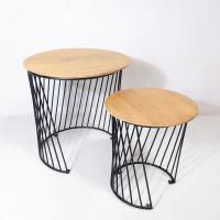 スペイン【Kave Home】ケーブホーム Leska(レスカ)ネストサイドテーブル 2Pセット