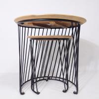 スペイン【Kave Home】ケーブホーム Leska(レスカ)ネストサイドテーブル 2Pセット