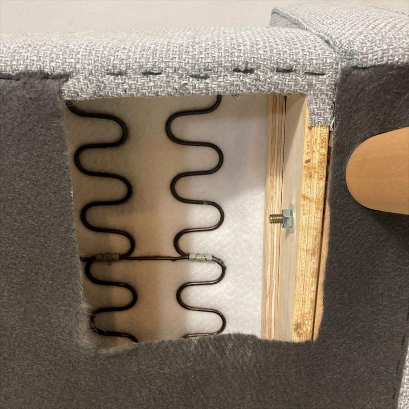 カリモク60【karimoku60】 ロビーチェア1シーター [廃盤カラー生地ミストグレー/] U36210ZE