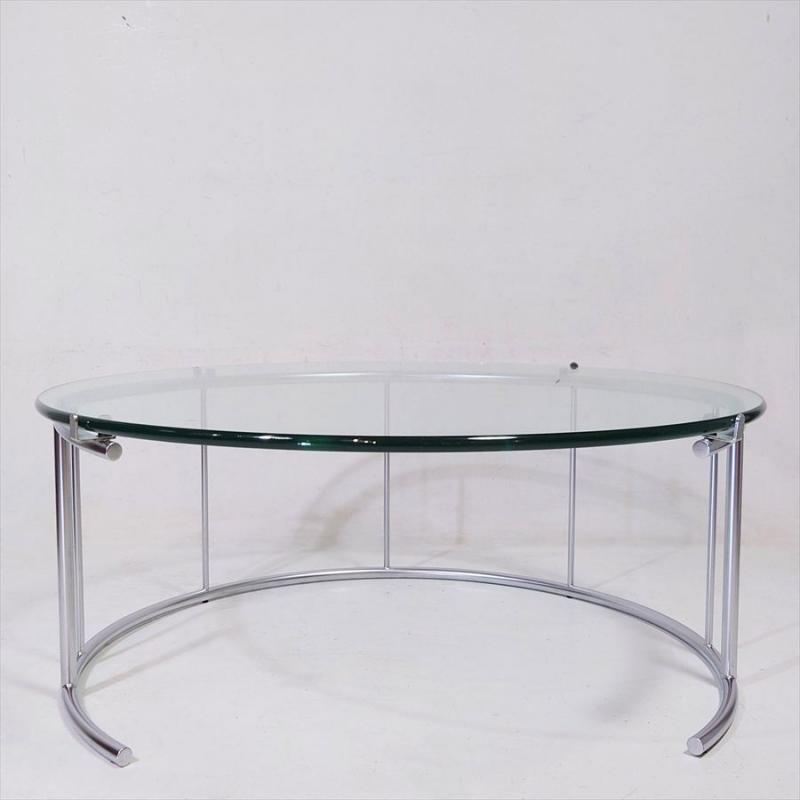 フクラ【HUKLA】TMRC ガラステーブル [フレーム廃盤カラー] センター ラウンド サークル ローテーブル