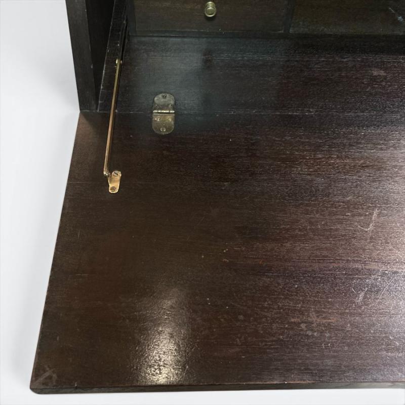 ヴィンテージ ライティングビューロー ナラ無垢材 デスク 机