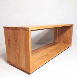 無印良品【MUJI】 無垢材テーブル ベンチ[廃盤/希少]天然木(オーク材) ローボード