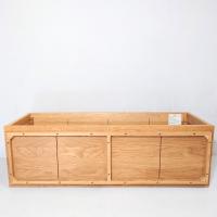 無印良品【MUJI】 無垢材テーブル ベンチ[廃盤/希少]天然木(オーク材) ローボード