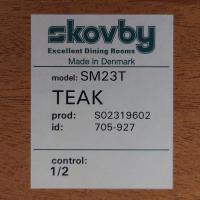 デンマーク【skovby】スコービー社 エクステンション (伸長式) ダイニングテーブル