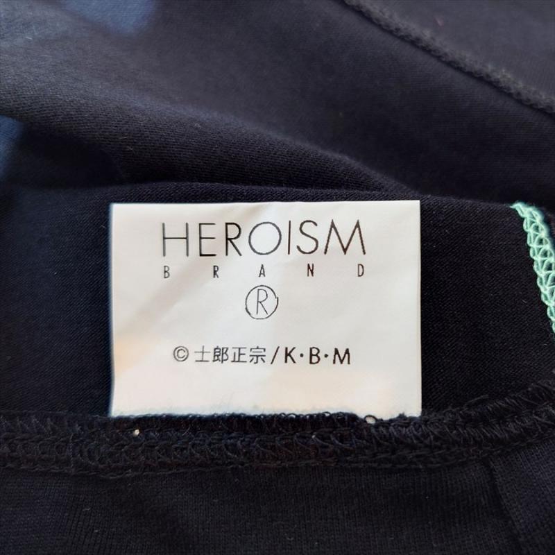 HEROISM(ヒロイズム)攻殻機動隊 草薙素子 Tシャツ/ブラック L
