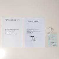 ドイツ【RONALD SCHMITT】K447 ガラス サイドテーブル 定価7万程