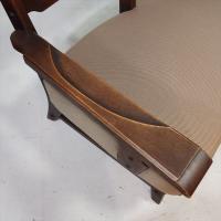 神戸 永田良介商店 ナラ材 タツ型ソファ 楢 オーク 無垢材 洋家具 肘掛け長椅子