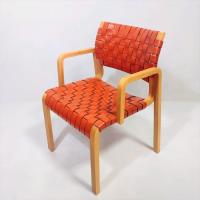 川上元美デザイン 【arflex】アルフレックス NT チェア レザー本革/オーク