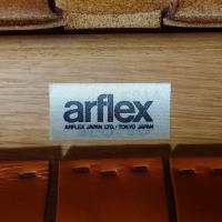 川上元美デザイン 【arflex】アルフレックス NT チェア レザー本革/オーク