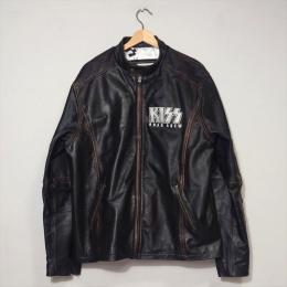 ロックバンド KISS(キッス)ロードクルー レザージャケット XL ライダース