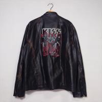 ロックバンド KISS(キッス)ロードクルー レザージャケット XL ライダース
